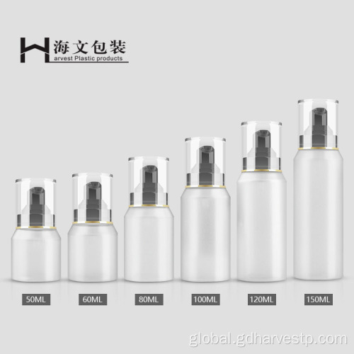 Empty Lotion Bottles With Pump Plastic Travel Frosted PET 100ml Lotion Bottle Manufactory